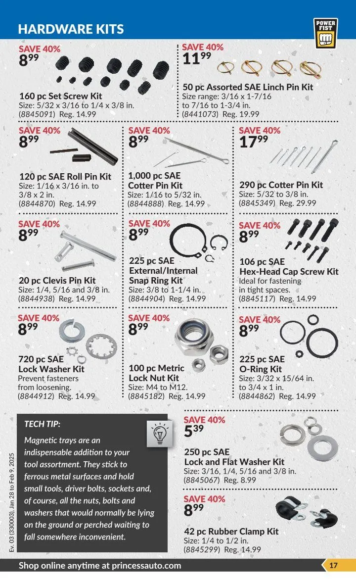 Princess Auto Sales from January 28 to February 9 2025 - flyer page 20