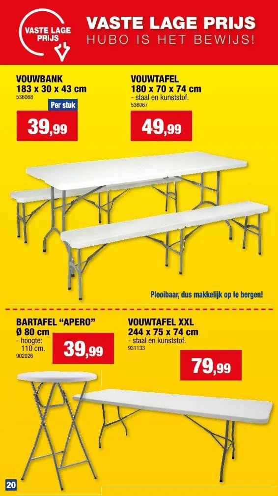 Hubo Promoties van 8 januari tot 19 januari 2025 - folder pagina 20