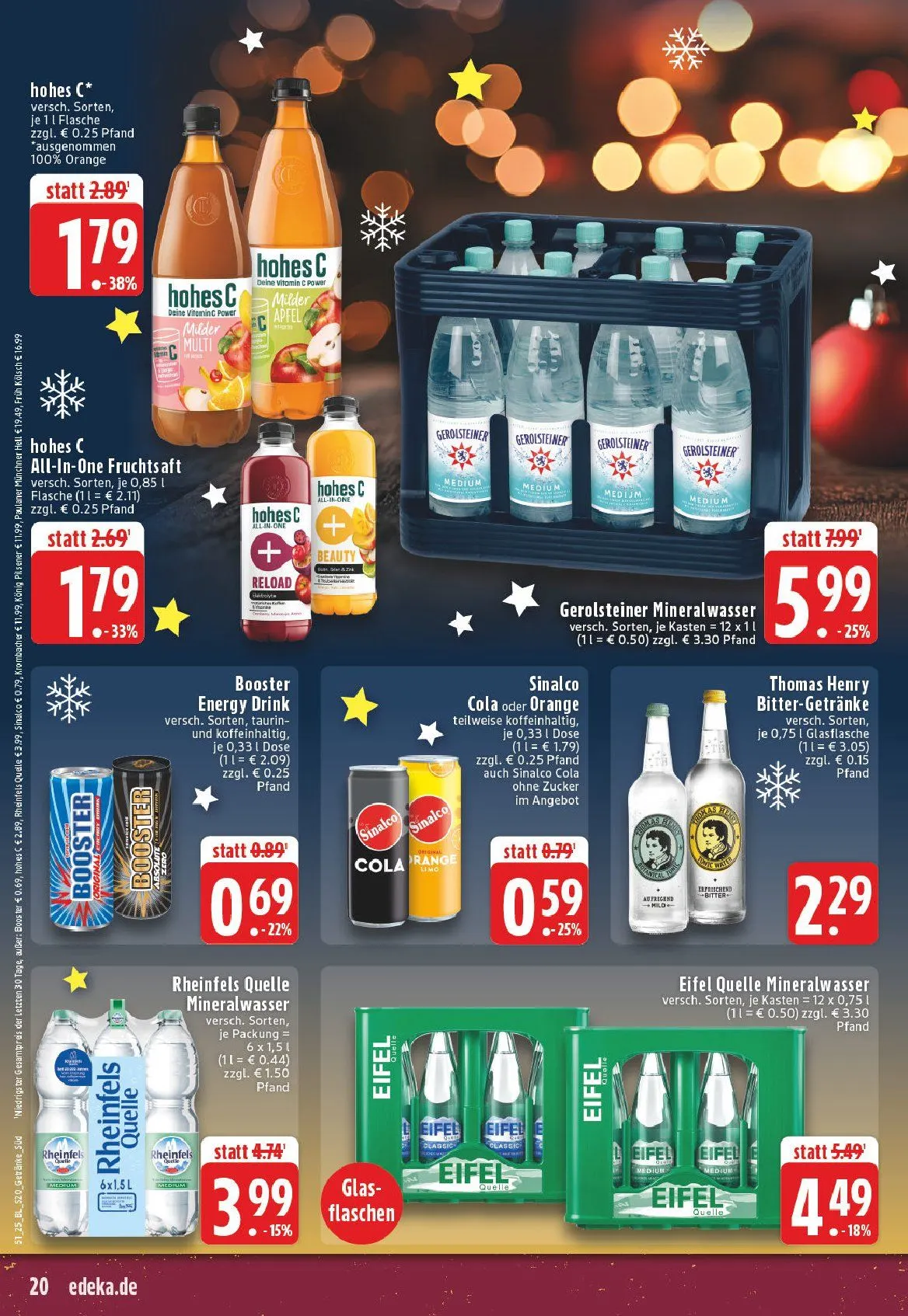 Edeka Angebote von 13. Dezember bis 20. Dezember 2025 - Prospekt seite 20