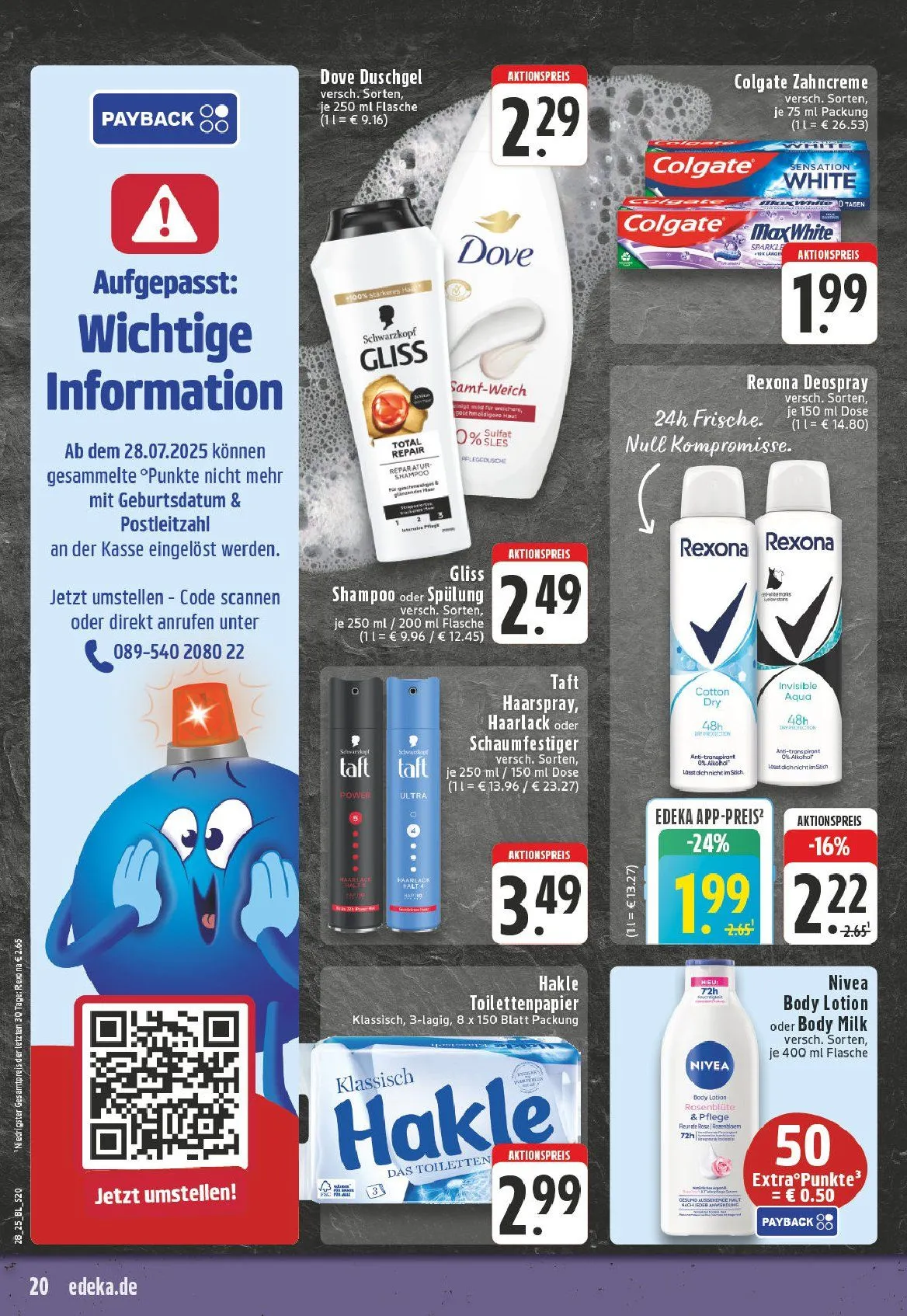 Edeka Prospekte von 7. Juli bis 12. Juli 2025 - Prospekt seite 20