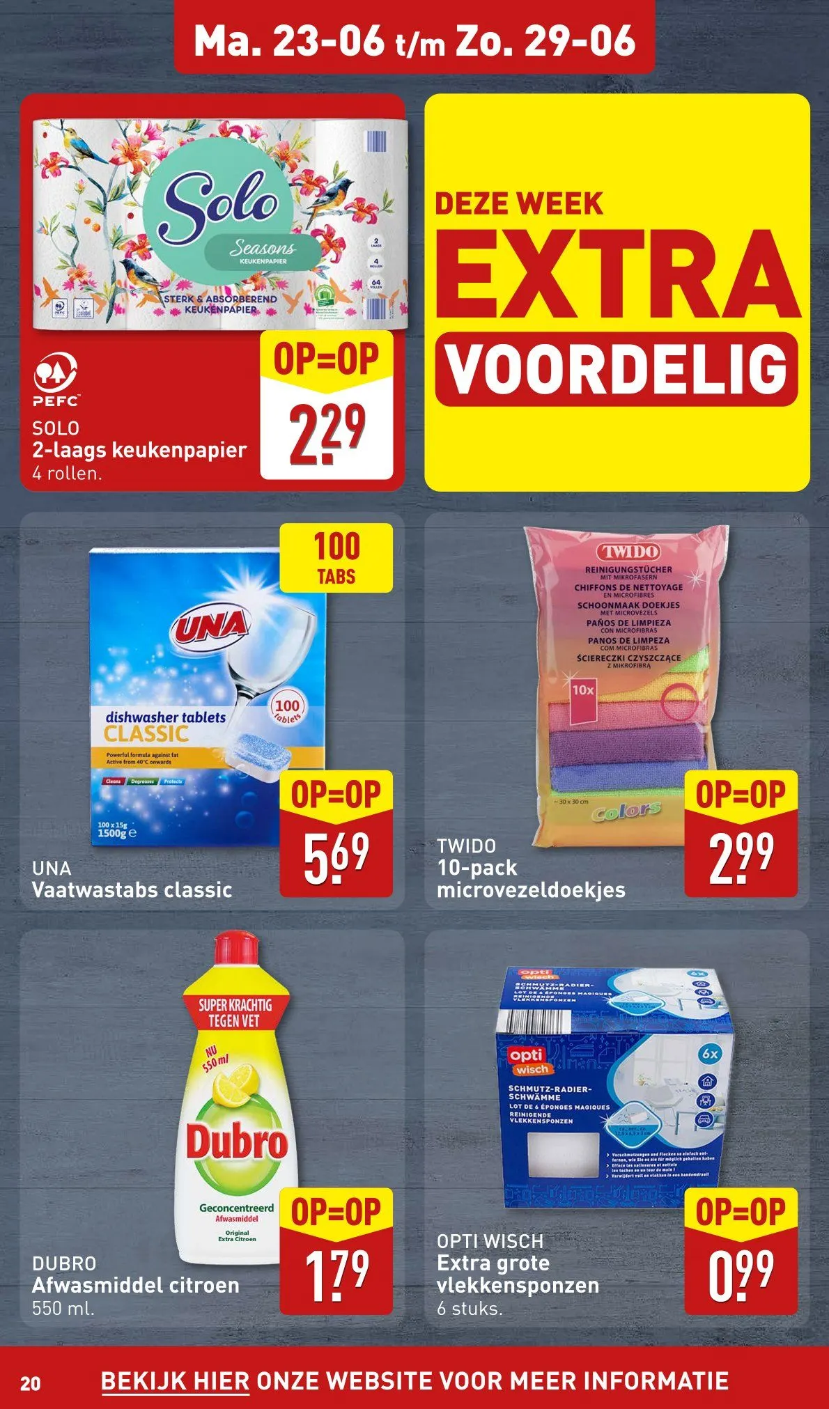 Folder van volgende week van 23 juni tot 29 juni 2025 - Folder pagina 20