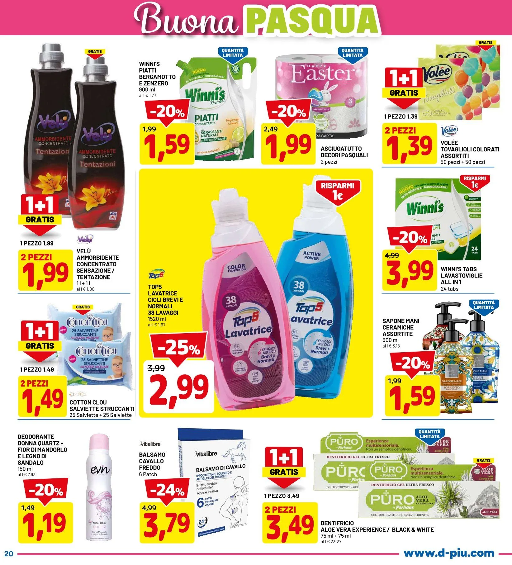  Volantini D Più da 26 marzo a 8 aprile di 2026 - Pagina del volantino 20
