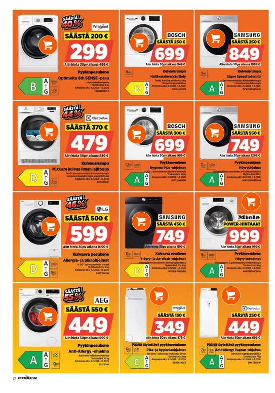 Power voimassa alkaen 20. helmikuuta - 25. helmikuuta 2026 - Tarjouslehti sivu 20