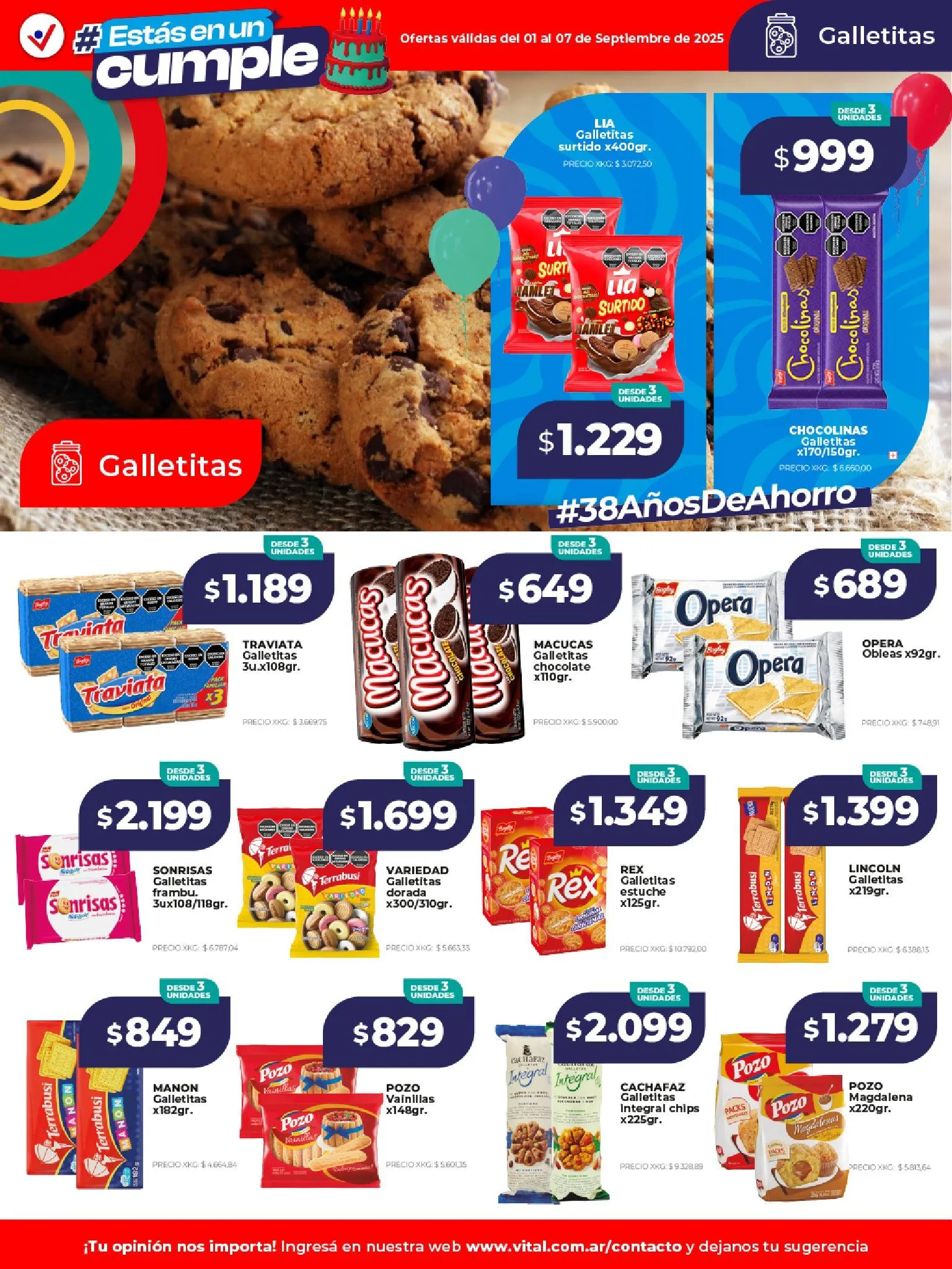 Ofertas de  Vital Ofertas 1 de septiembre al 7 de septiembre 2025 - Página 20 del catálogo