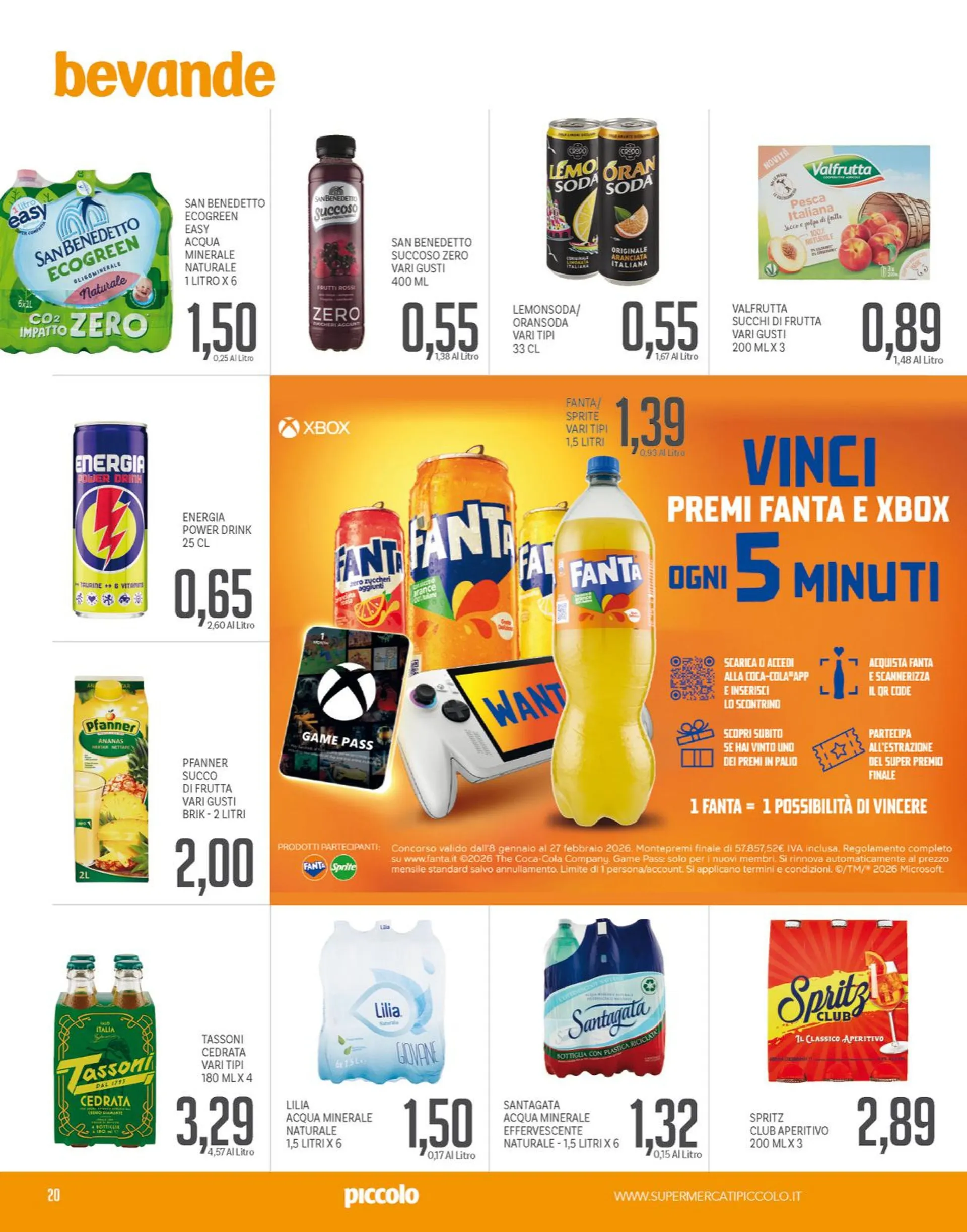 Volantini Piccolo da 9 gennaio a 18 gennaio di 2026 - Pagina del volantino 20
