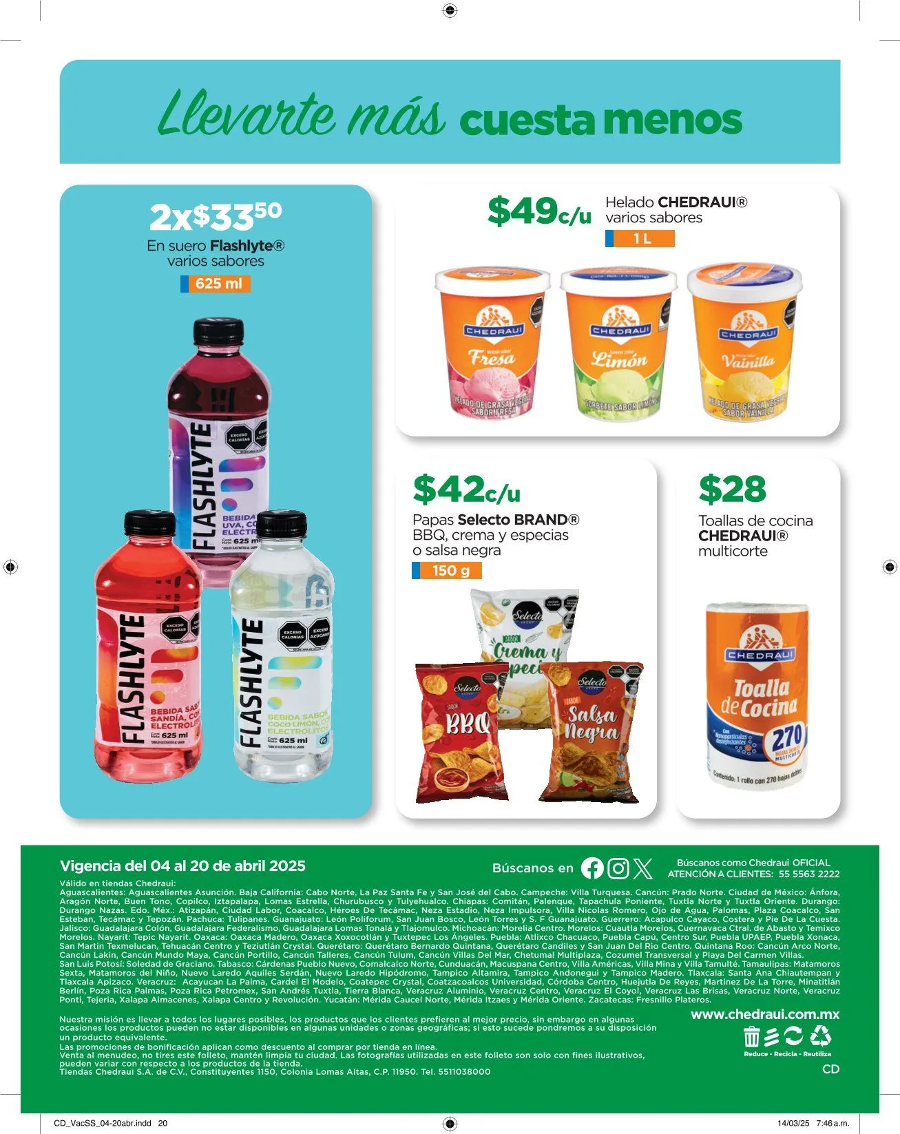 Catálogo de Chedraui Ofertas 8 de abril al 20 de abril 2025 - Pagina 20