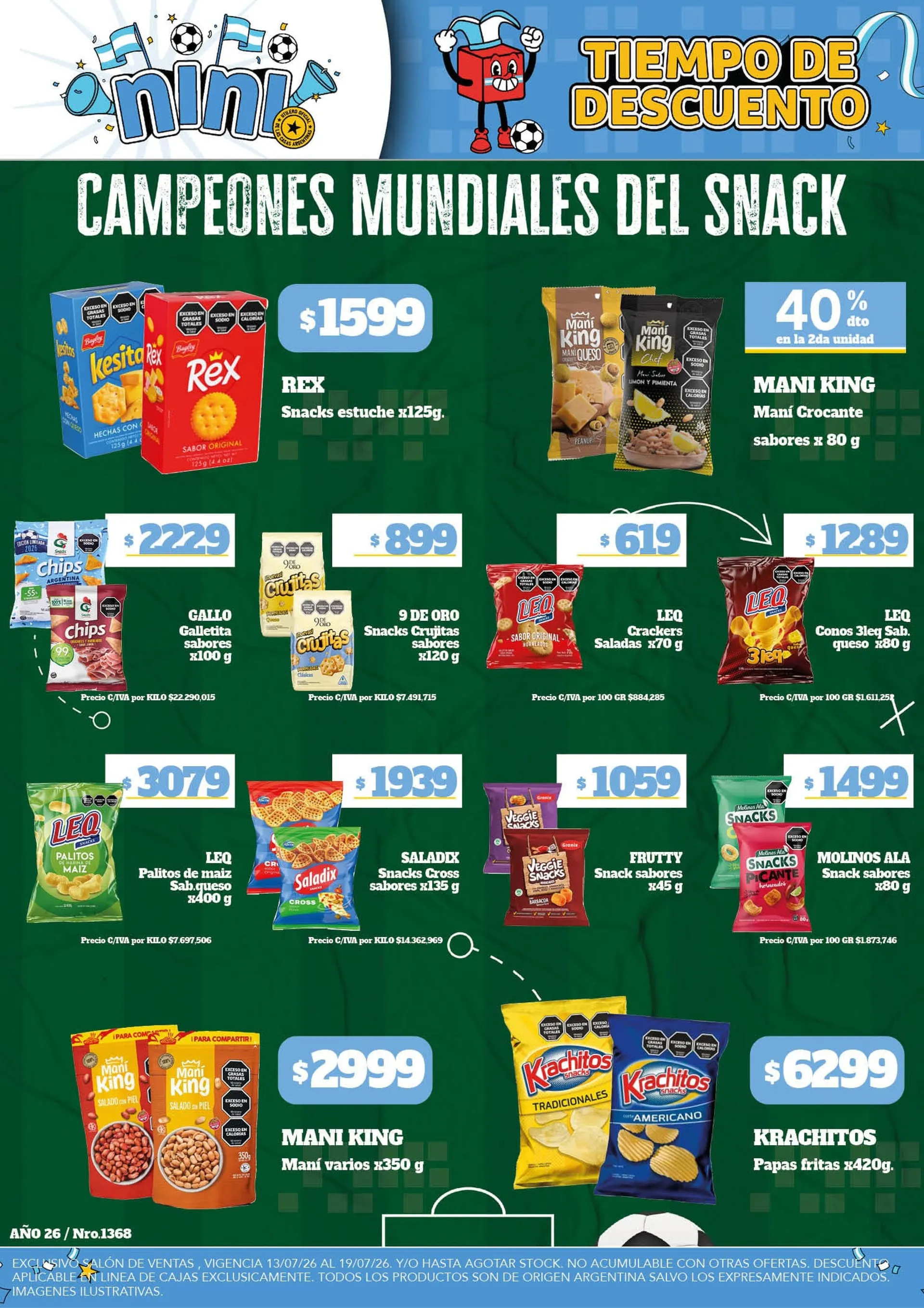 Ofertas de Nini Mayorista Ofertas 13 de julio al 19 de julio 2026 - Página 20 del catálogo