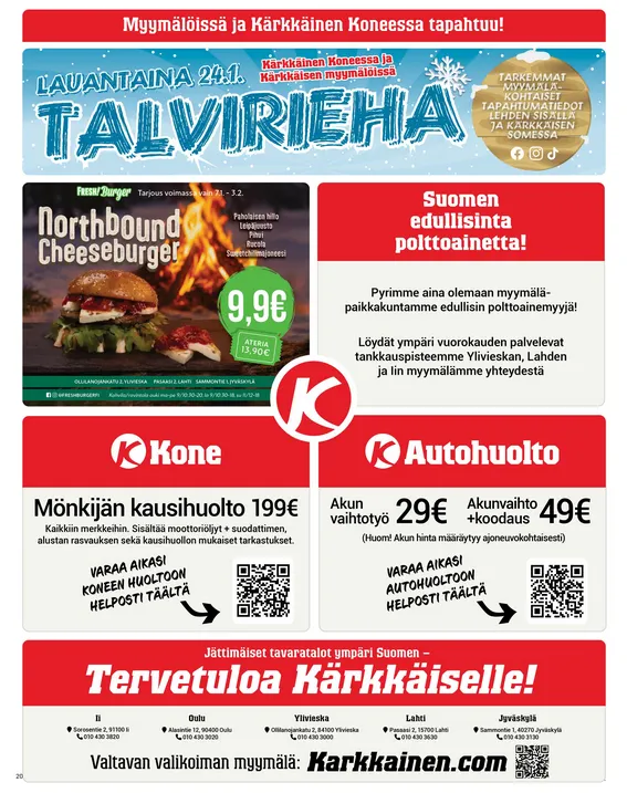 Kärkkäinen  voimassa alkaen 21. tammikuuta - 3. helmikuuta 2026 - Tarjouslehti sivu 20