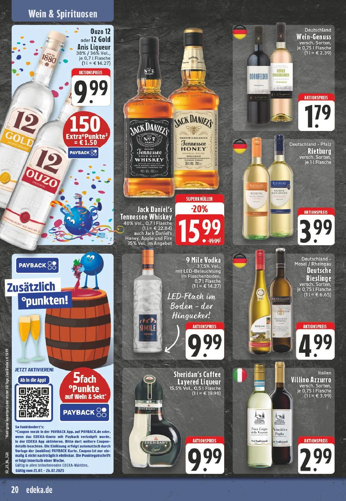Edeka Prospekte von 21. Juli bis 26. Juli 2025 - Prospekt seite 20