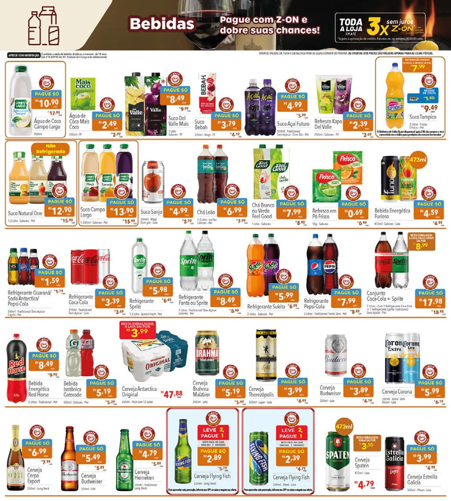 Encarte de Folhetos Supermercados Condor 15 de junho até 28 de junho 2026 - Pagina 20