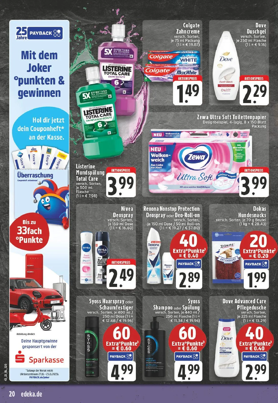 Edeka Prospekte von 3. November bis 8. November 2025 - Prospekt seite 20
