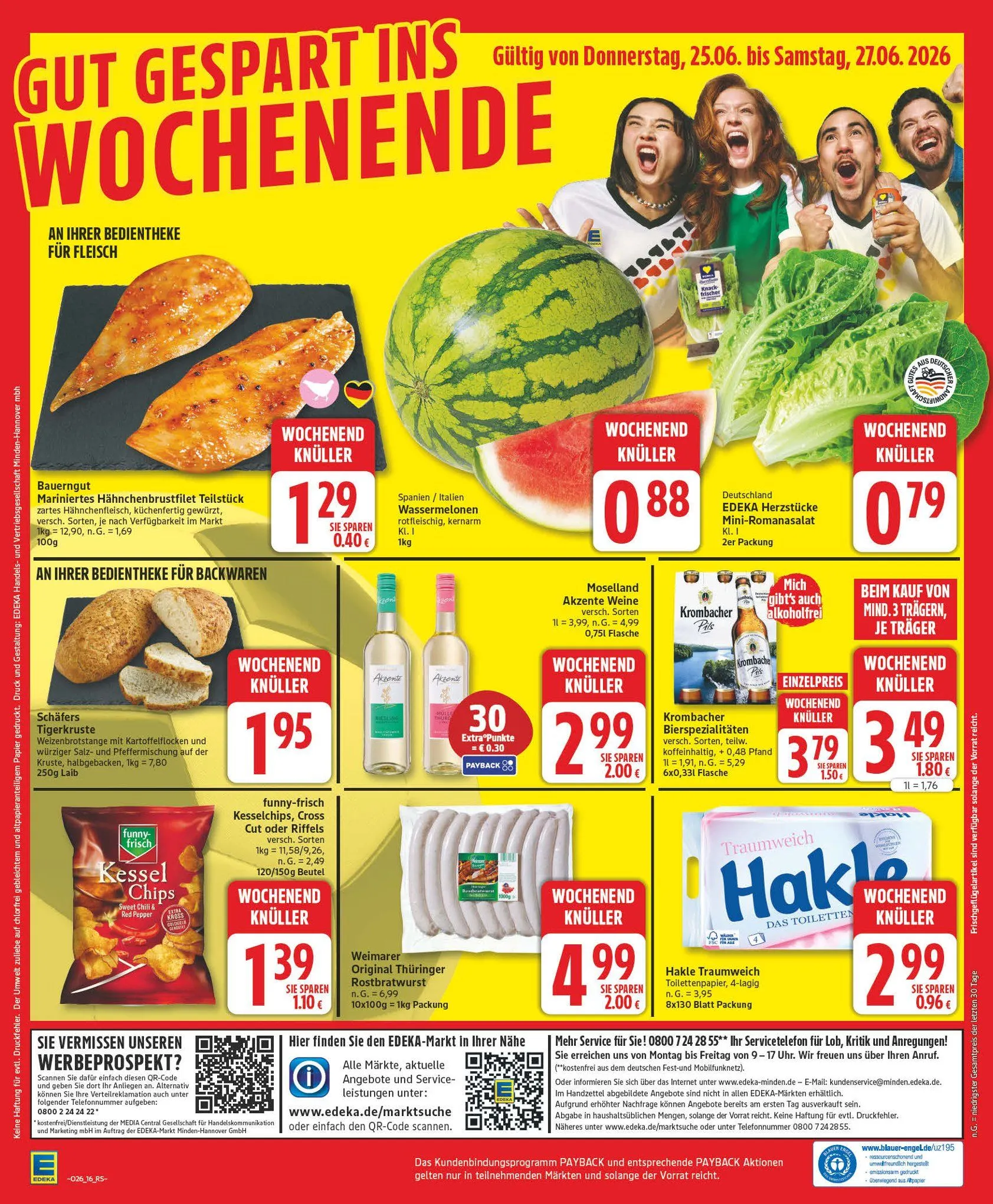 Edeka Angebote von 22. Juni bis 27. Juni 2026 - Prospekt seite 20