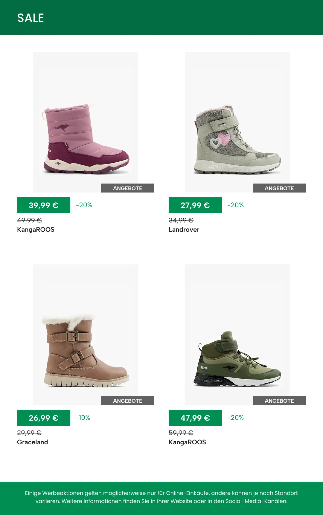 Deichmann Angebote von 17. Dezember bis 6. Januar 2026 - Prospekt seite 20