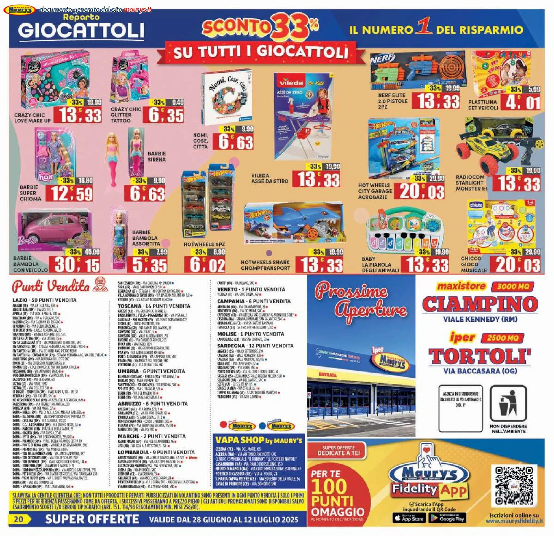 Maury's Promozione da 28 giugno a 12 luglio di 2025 - Pagina del volantino 20