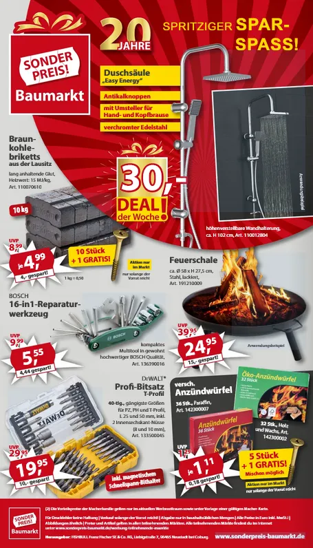  Sonderpreis-Baumarkt Angebote von 27. Dezember bis 2. Januar 2026 - Prospekt seite 20