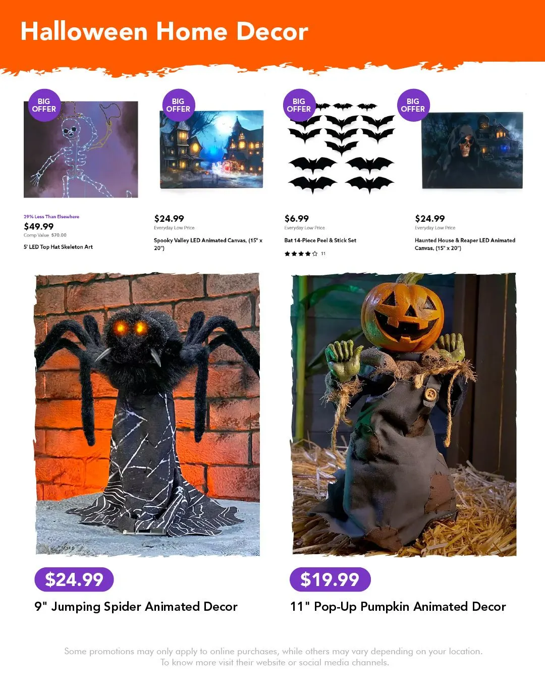 Weekly ad Halloween Decorations from August 14 to September 18 2024 - Page 19
