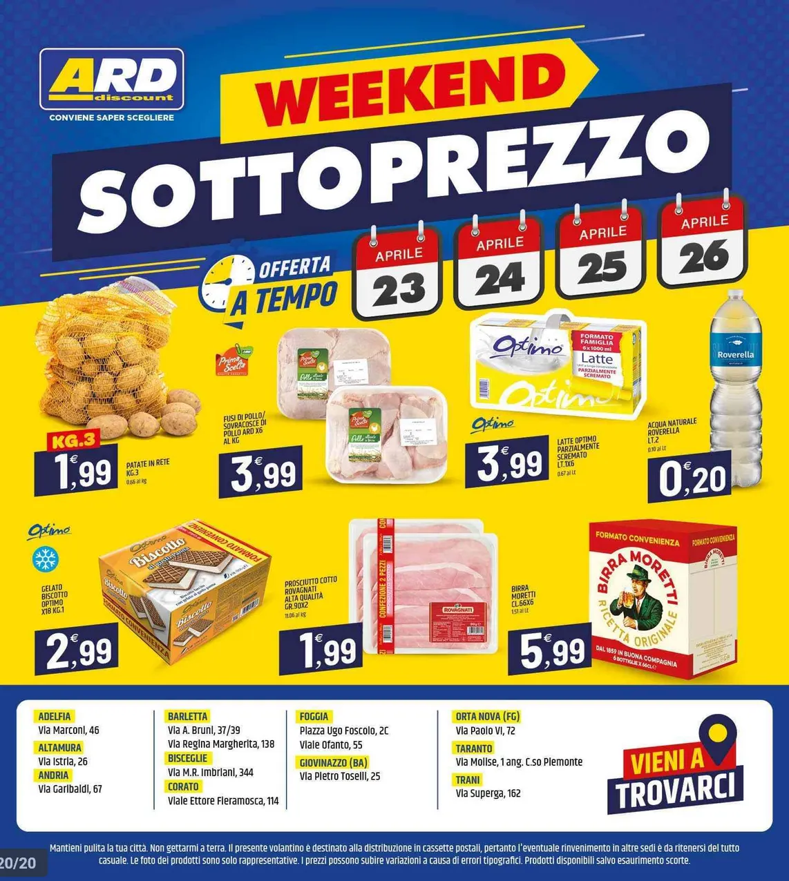 Volantini ARD Discount da 16 aprile a 26 aprile di 2026 - Pagina del volantino 20