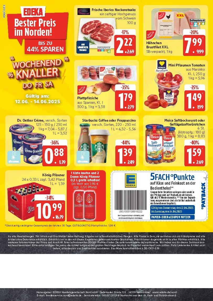 Edeka Angebote von 9. Juni bis 14. Juni 2025 - Prospekt seite 20