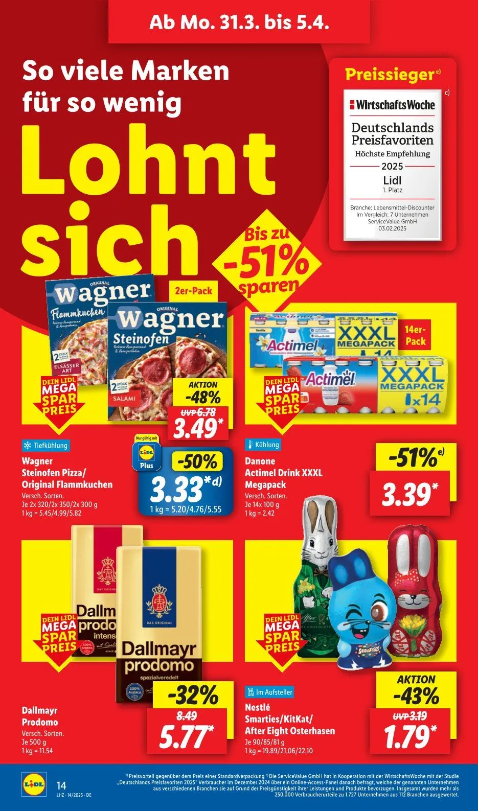 Lidl Prospekt von 31. März bis 15. April 2025 - Prospekt seite 18