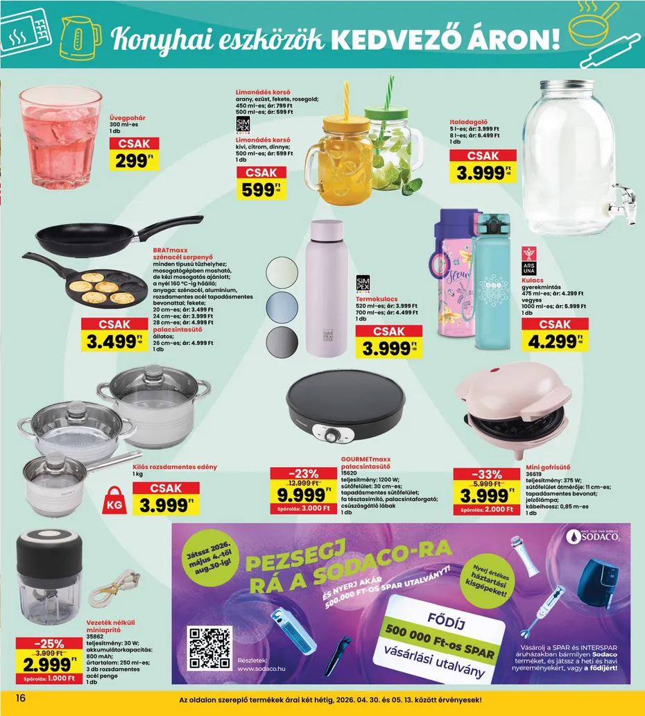 Katalógus Interspar legfrissebb ajánlatai április 30.-tól május 6.-ig 2026. - Oldal 20