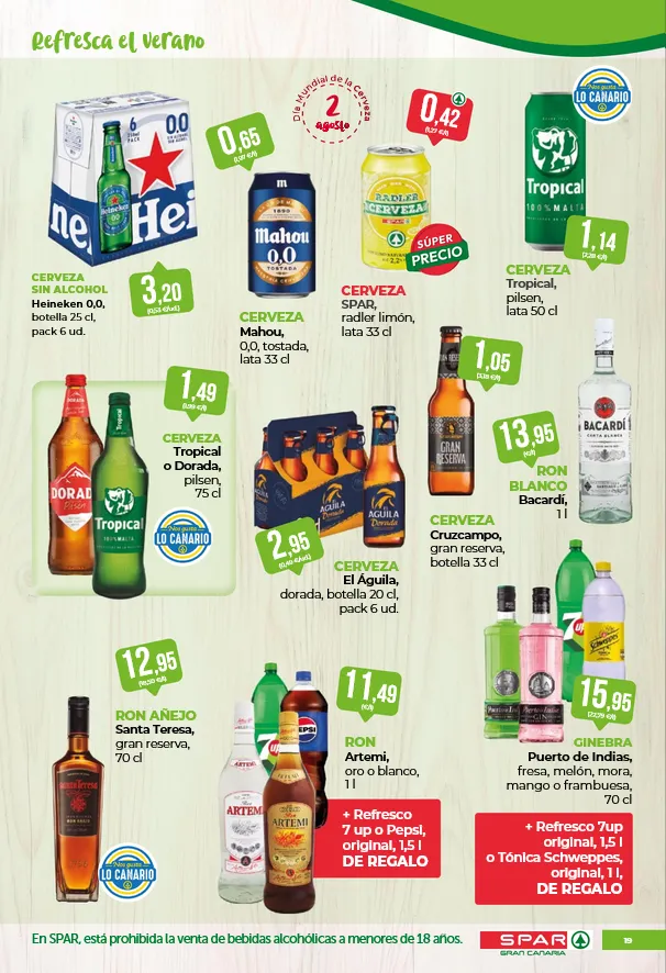 Catálogo de SPAR Gran Canaria Ofertas 24 de julio al 6 de agosto 2026 - Página 20