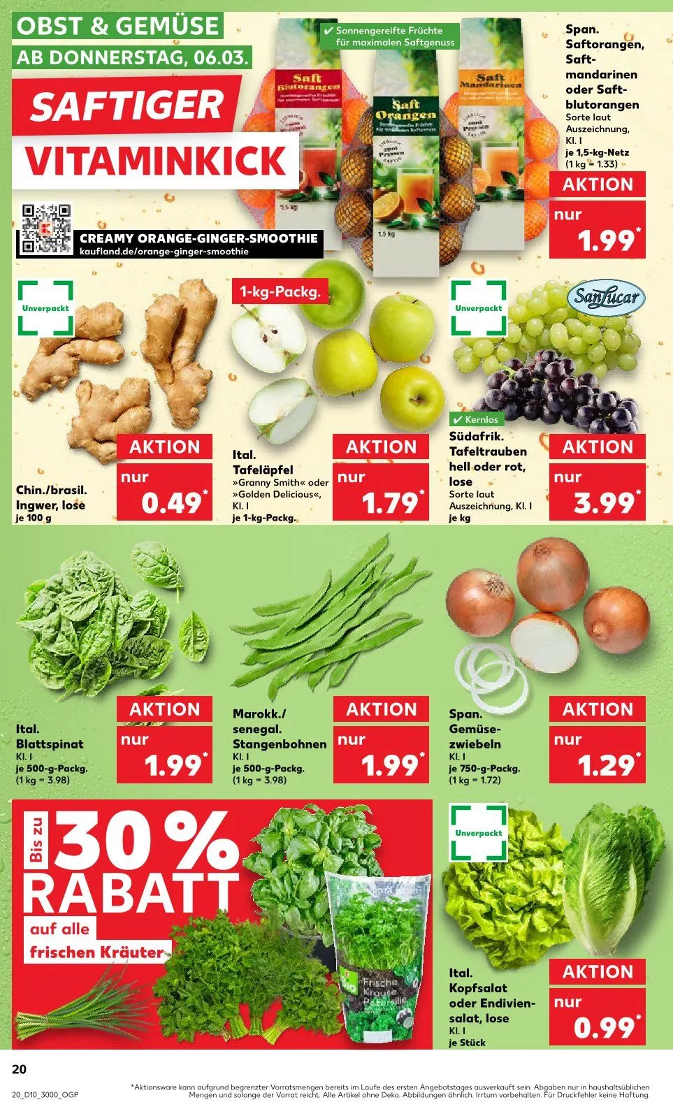 Kaufland Prospekt von 6. März bis 12. März 2025 - Prospekt seite 20