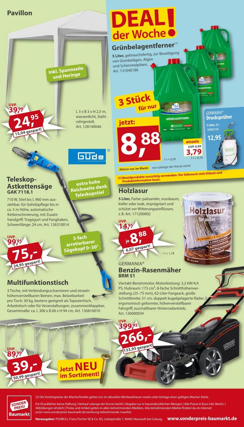 Sonderpreis-Baumarkt Prospekte von 28. Februar bis 3. März 2026 - Prospekt seite 20