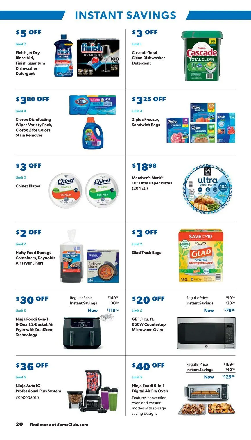 Weekly ad Sam's Club Sales from July 23 to August 17 2025 - Page 20