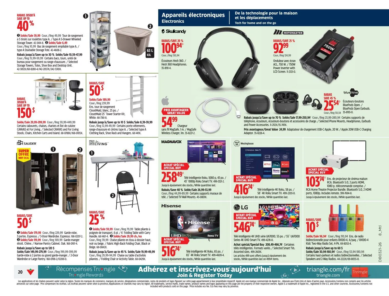 Canadian Tire Sales from May 22 to May 28 2026 - flyer page 20