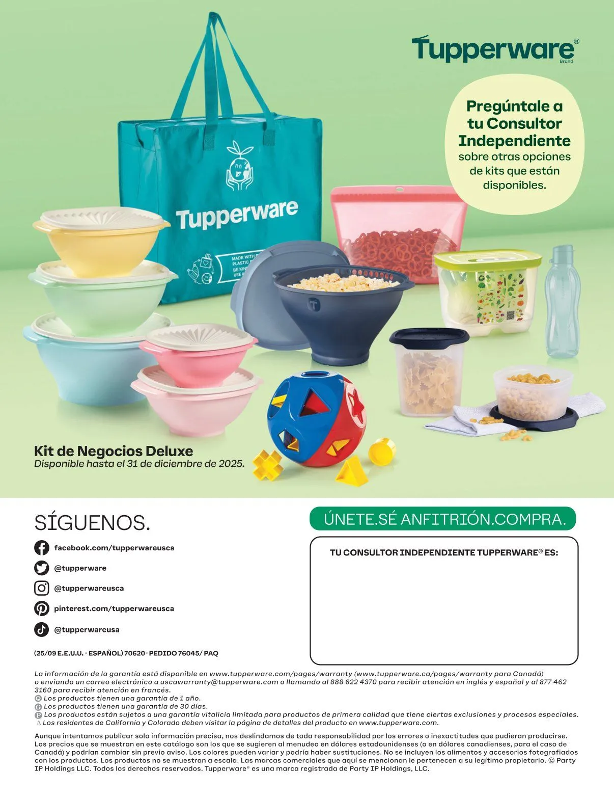 Catálogo de Tupperware  ofertas 1 de septiembre al 31 de diciembre 2025 - Pagina 20