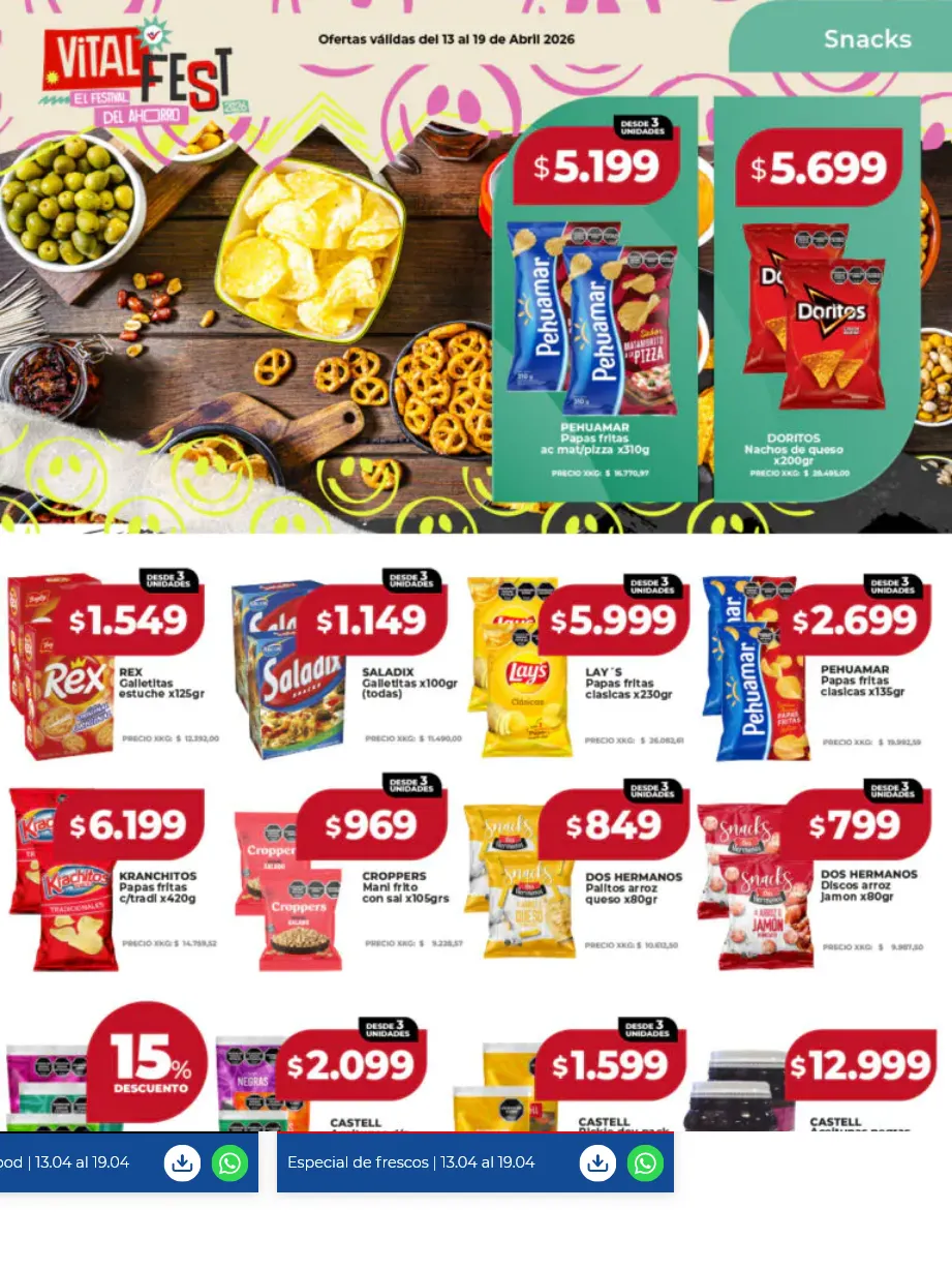 Ofertas de Ofertas Vital  13 de abril al 19 de abril 2026 - Página 28 del catálogo