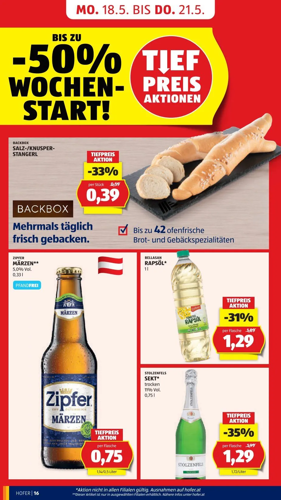 Hofer Prospekte von 15. Mai bis 21. Mai 2026 - Flugblätt seite  20