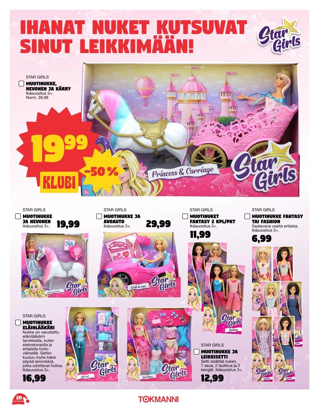  Tokmanni Tarjoukset voimassa alkaen 3. marraskuuta - 24. joulukuuta 2025 - Tarjouslehti sivu 20