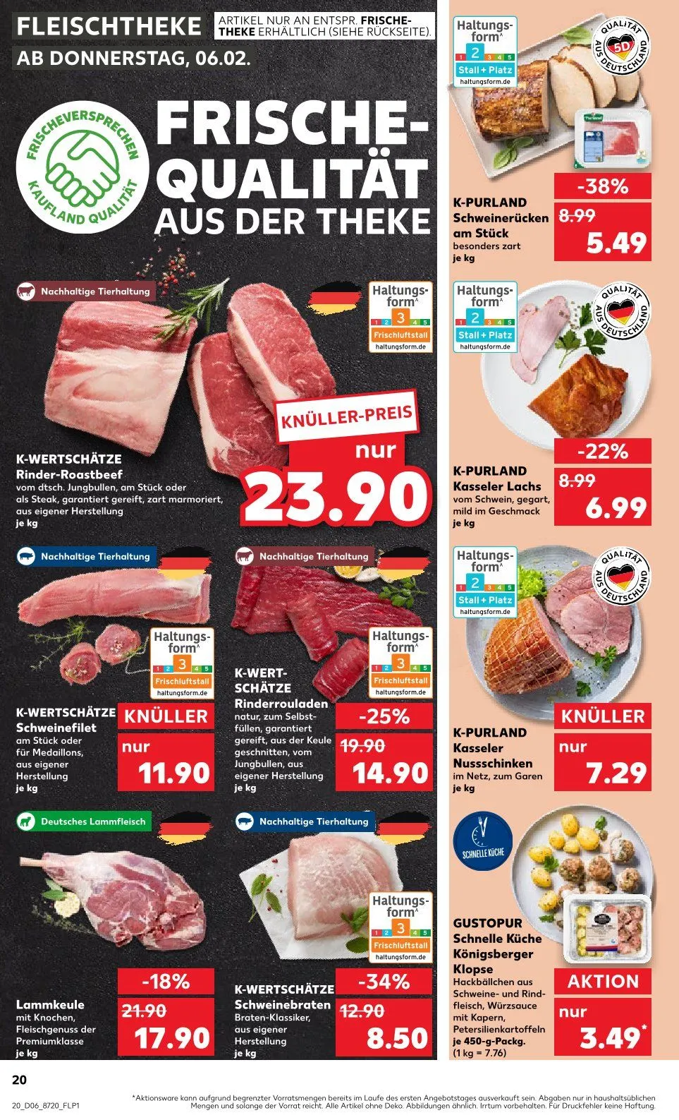 Kaufland Prospekt von 6. Februar bis 12. Februar 2025 - Prospekt seite 20
