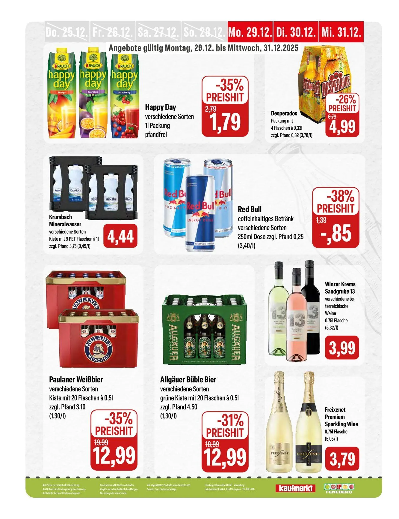 Feneberg Angebote von 26. Dezember bis 31. Dezember 2025 - Prospekt seite 20