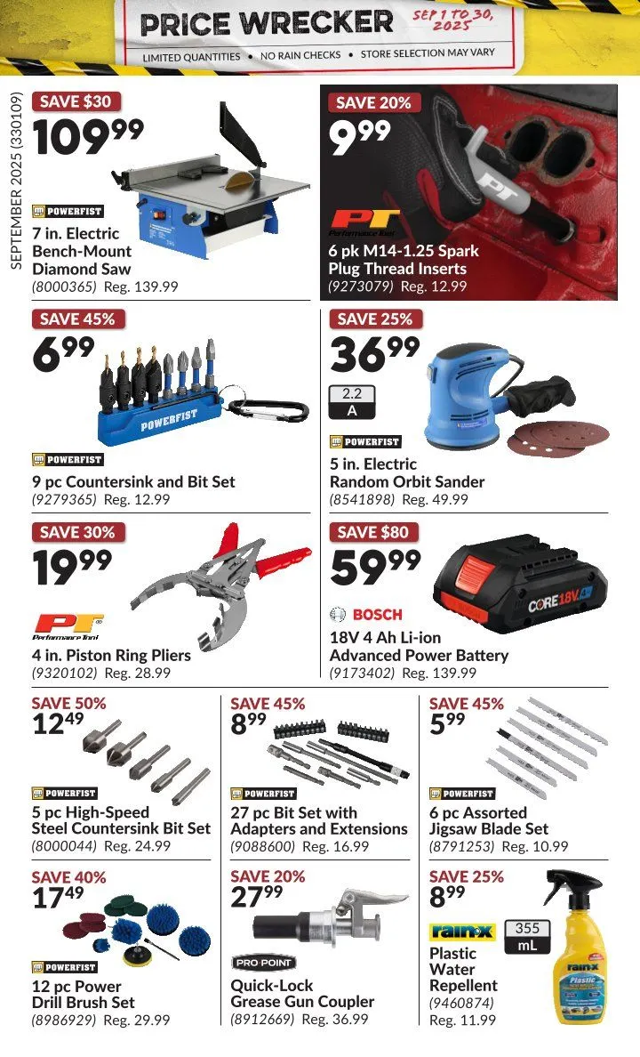 Princess Auto Sales from September 1 to September 30 2025 - flyer page 20
