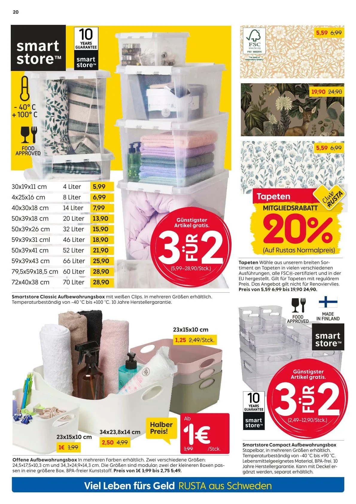 Rusta Angebote von 2. Mai bis 8. Mai 2026 - Prospekt seite 20
