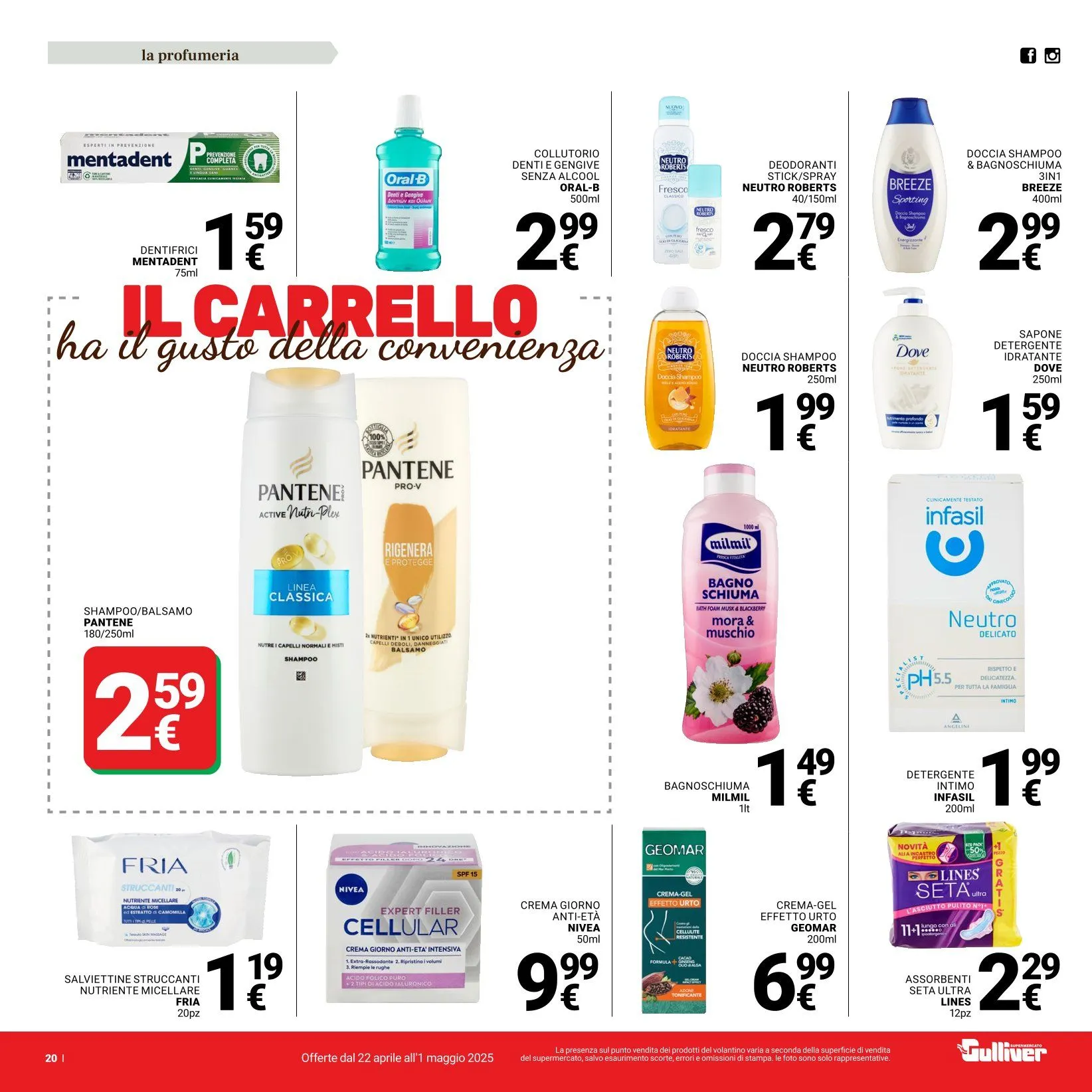 Volantini Gulliver da 22 aprile a 1 maggio di 2025 - Pagina del volantino 20