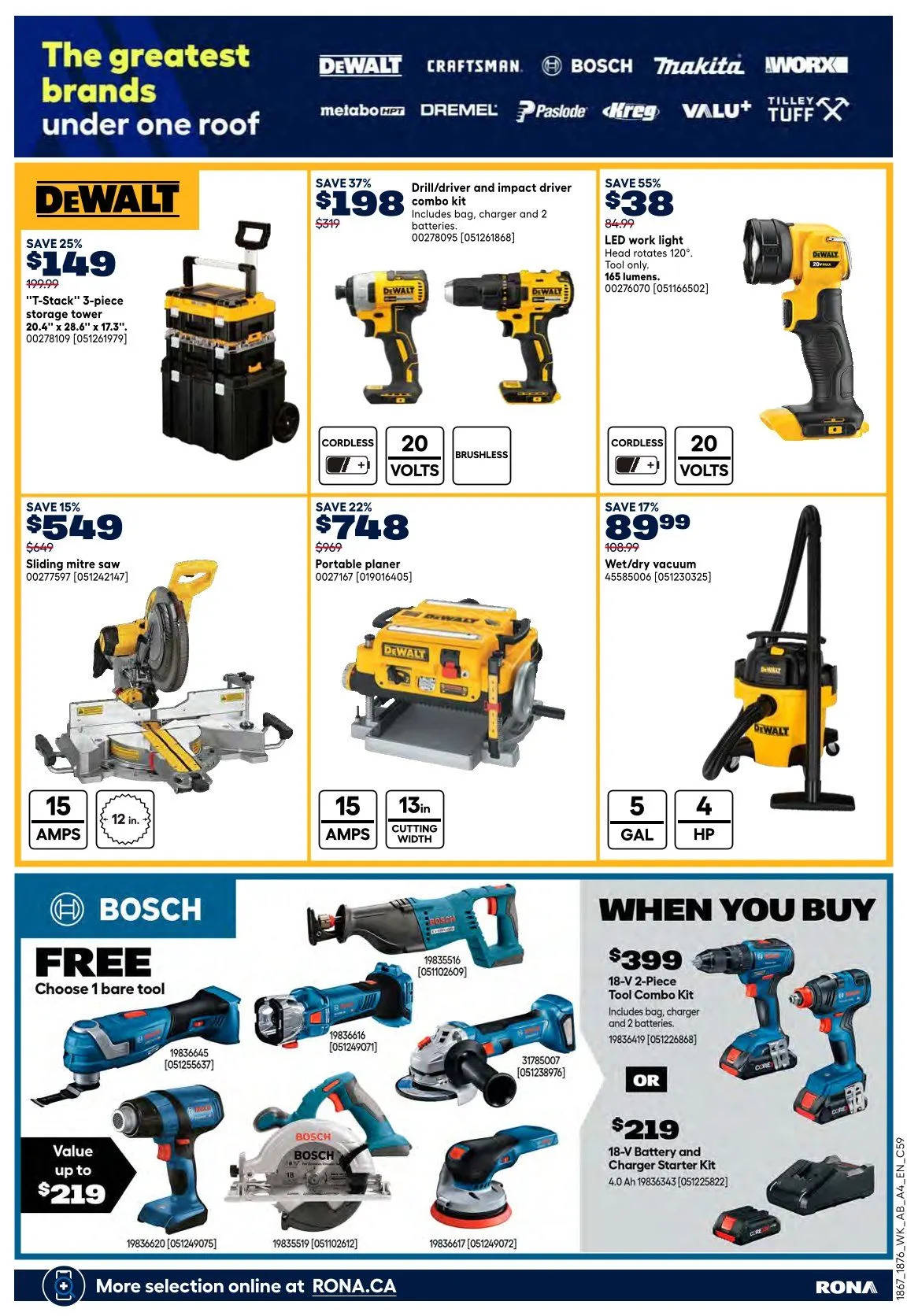 RONA Sales from November 6 to November 19 2025 - flyer page 20