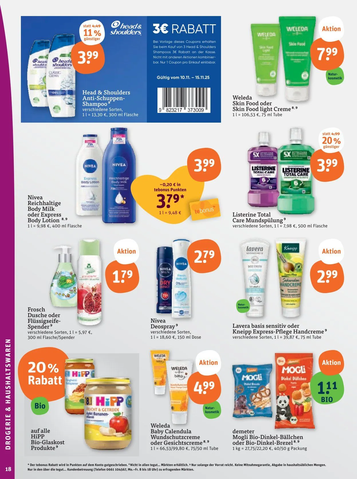 tegut... Angebote von 14. November bis 15. November 2025 - Prospekt seite 20