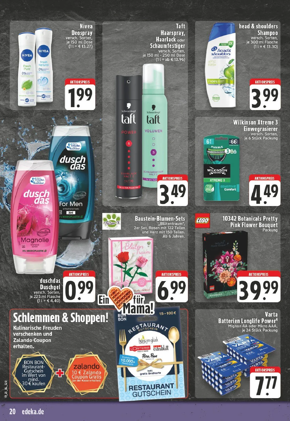 Edeka Prospekt von 5. Mai bis 10. Mai 2025 - Prospekt seite 20
