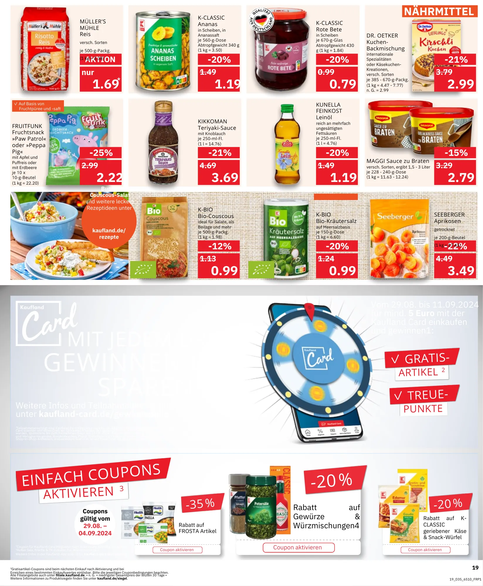 Kaufland Angebote van 29 augustus tot 4 september 2024 - Folder pagina 19