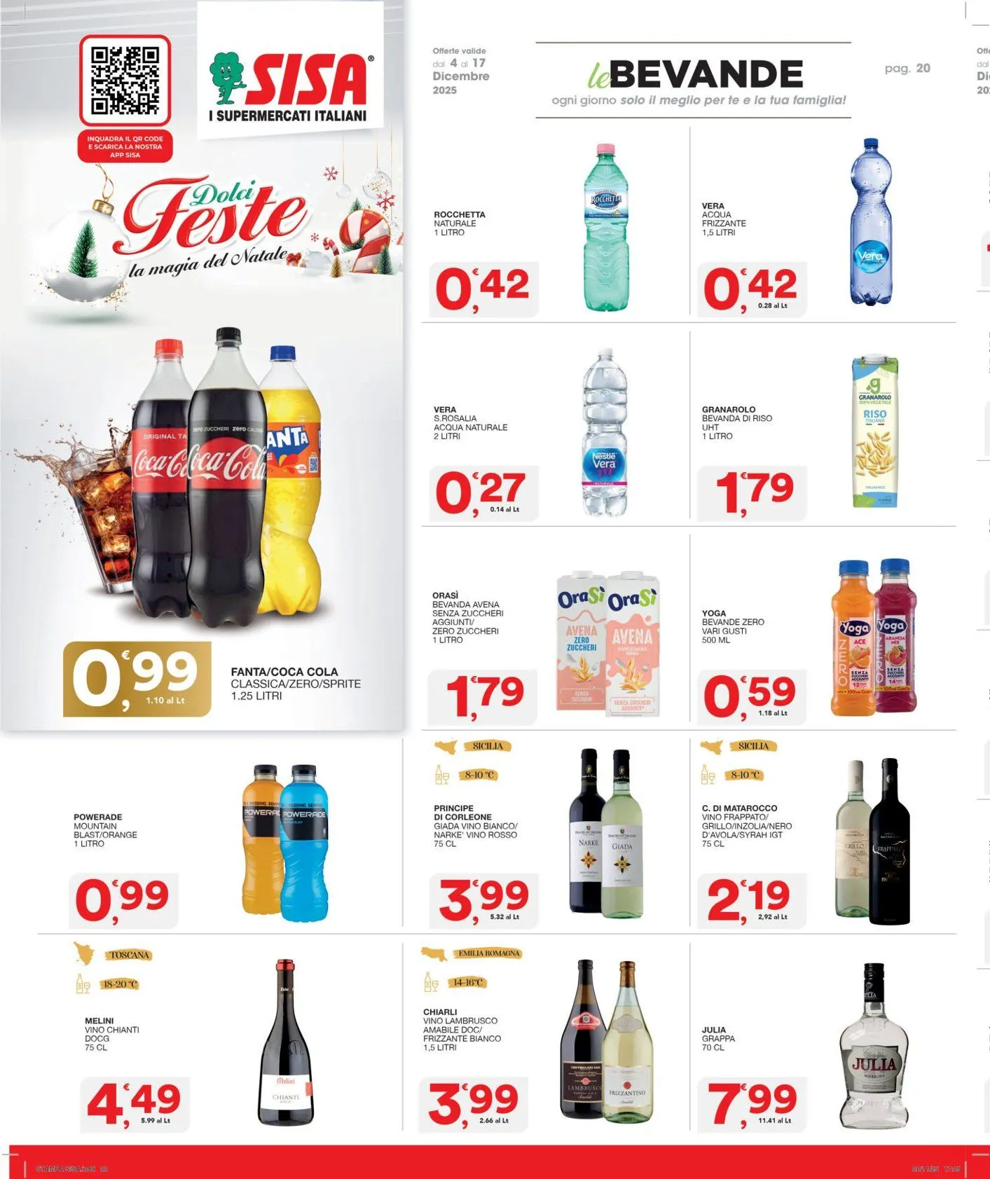 Sisa Volantino da 4 dicembre a 17 dicembre di 2025 - Pagina del volantino 20