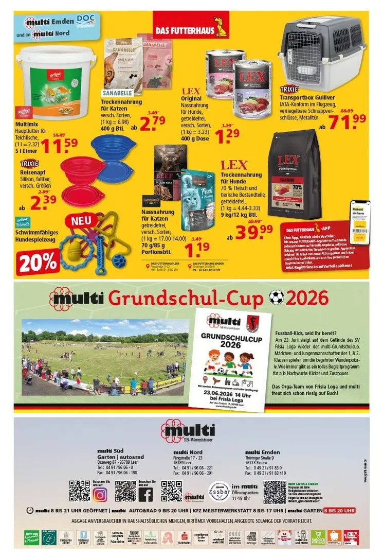Multi Markt Angebote von 22. Juni bis 27. Juni 2026 - Prospekt seite 20