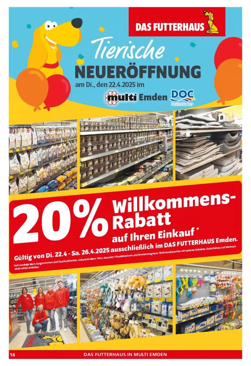 Multi Markt Angebote von 22. April bis 26. April 2025 - Prospekt seite 18