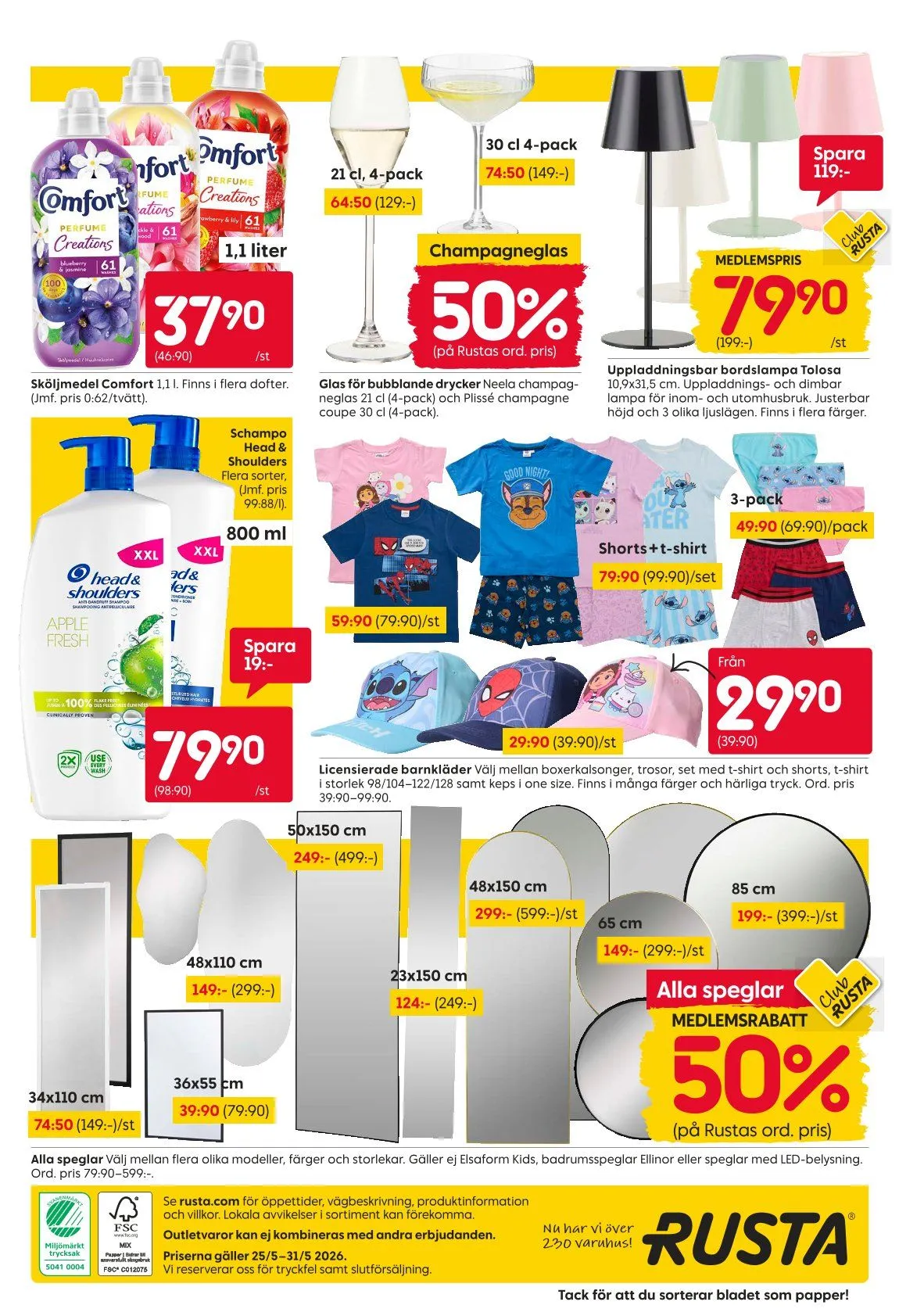 Rusta Erbjudanden från 25 maj till 30 maj 2026 - Reklamblad sidor 20