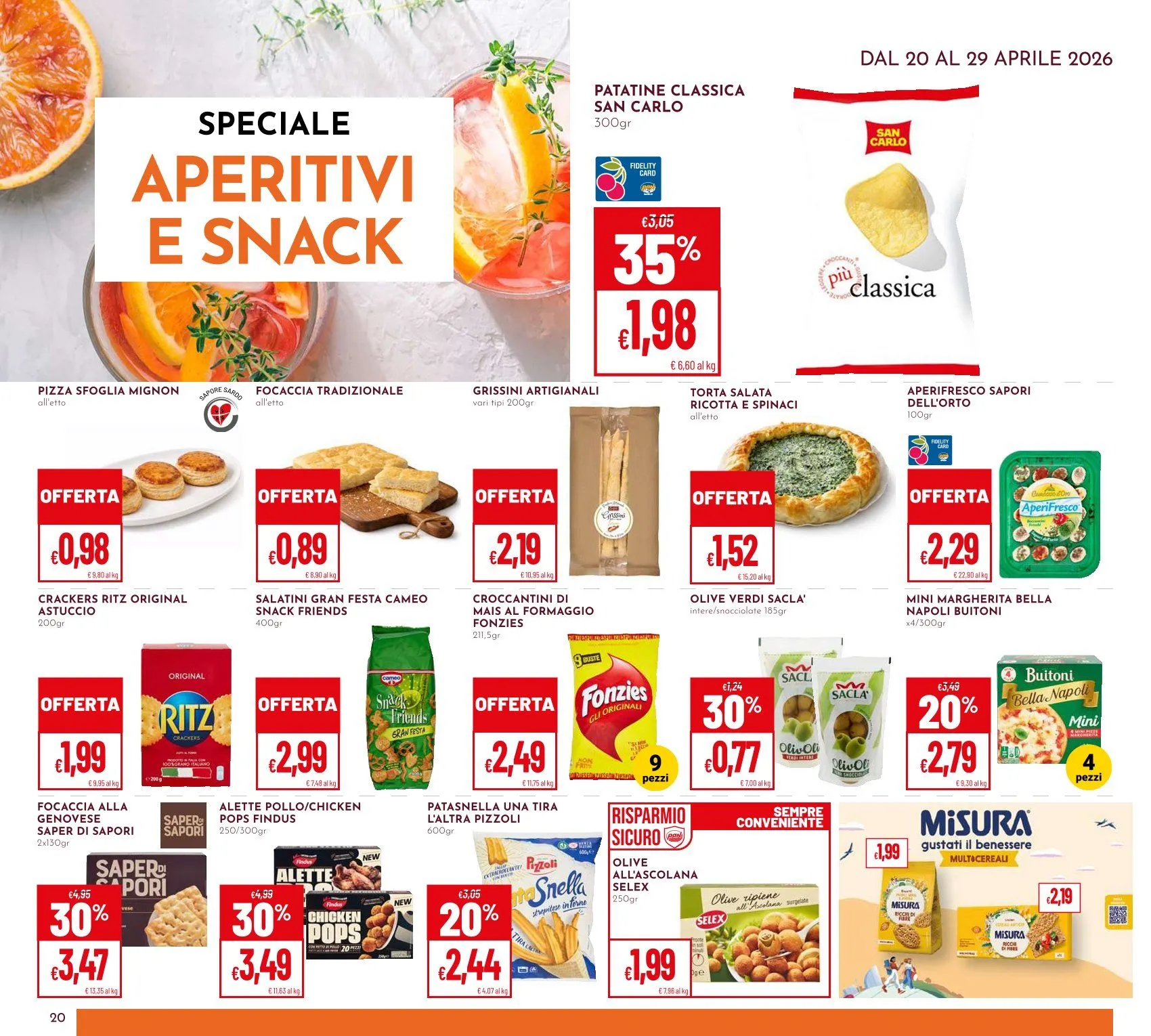 Volantini Pan da 20 aprile a 29 aprile di 2026 - Pagina del volantino 20
