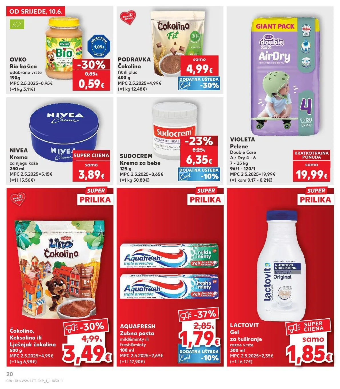 Katalog Kaufland od 10. lipnja do 16. lipnja 2026. - Pregled Stranica 20