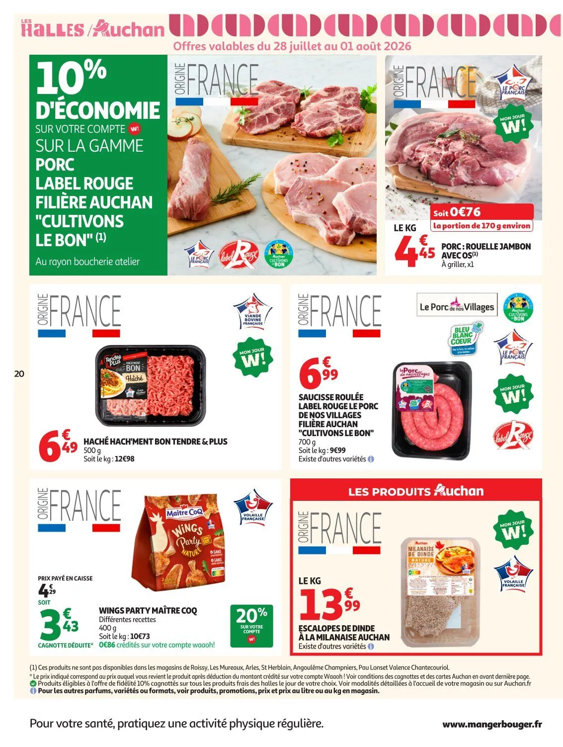 Catalogues Auchan du 28 juillet au 8 août 2026 - Catalogue page 20
