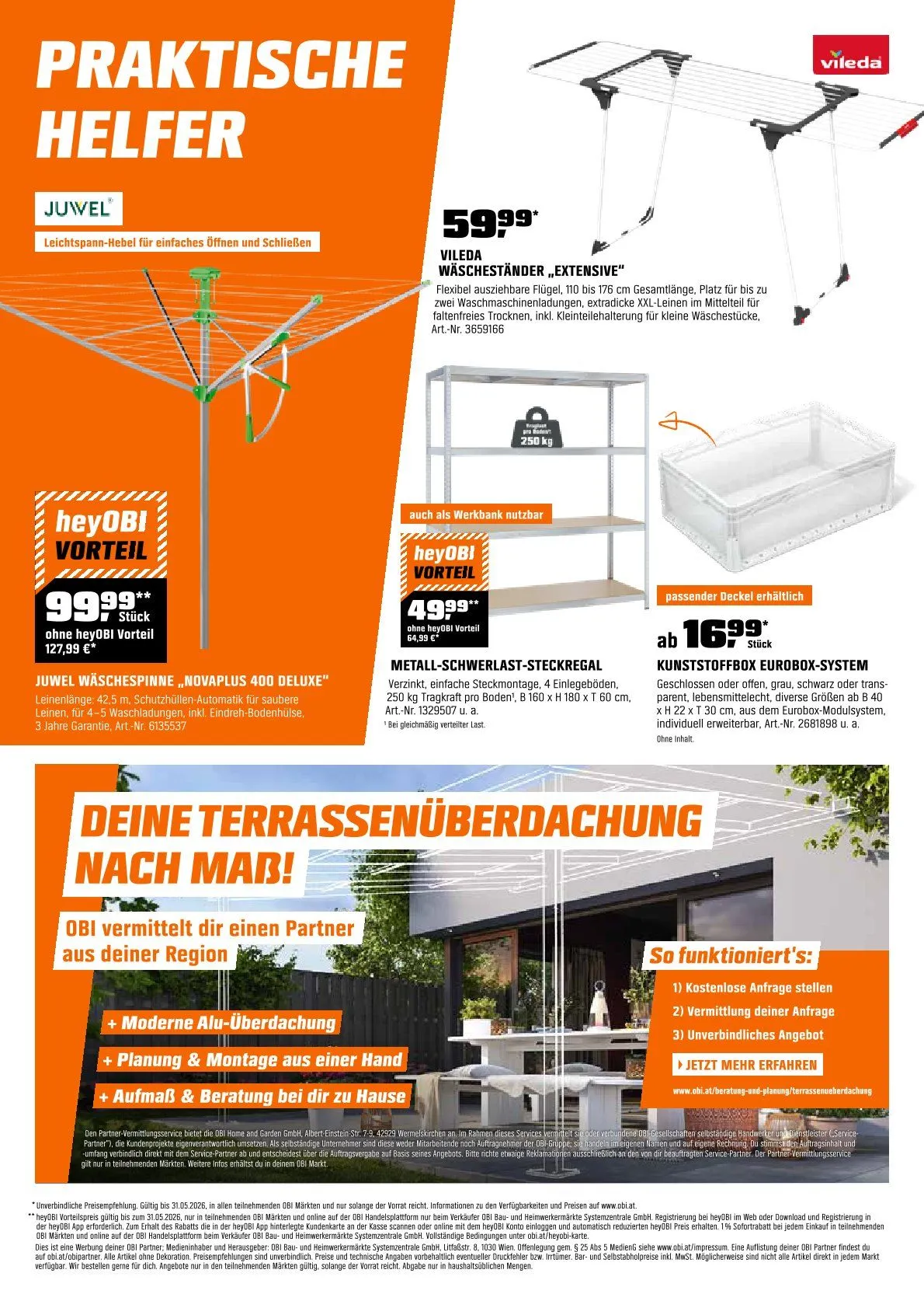 OBI Prospekte - Aktuelle Angebote von 1. Mai bis 31. Mai 2026 - Flugblätt seite  20
